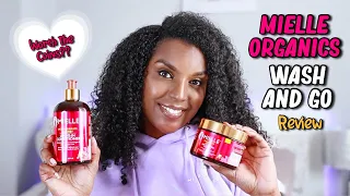 MIELLE WASH AND GO Using Mielle Pomegranate And Honey Coil Sculpting Custard + Leave In Conditioner