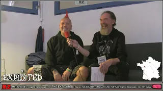 METAL ZONE Oxygène Radio - THE EXPLOITED's Interview at the OMEGA SOUND FEST 2022
