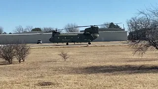 Big National Guard Chinook Helicopter