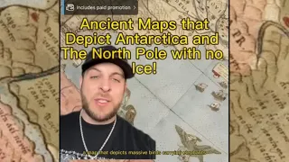 Two Maps from the 1500's show Antarctica with NO ICE! Along with strange creatures! #nightgod333