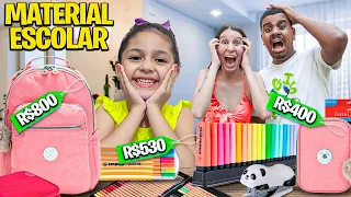 COMPRAMOS O MATERIAL ESCOLAR DE 2024 DA NOSSA FILHA! - DEU MUITO RUIM