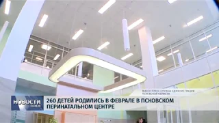 Новости Псков 05.03.2019 / 260 детей родились в феврале в Псковском перинатальном центре