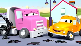 Flavy the flatbed truck - Tom Holownik w Mieście Samochodów 🚗 Bajki Dla Dzieci