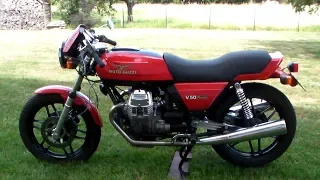moto guzzi V50 monza , lafranconi competizione (sound)