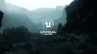 UE4: photorealistic cinematic 3D environment.