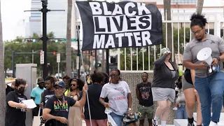 Mother of man arrested in viral video calls for justice during rally outside Jacksonville Sheriff's