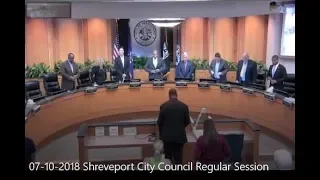 07-10-2018 Shreveport City Council, Regular Session