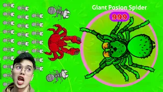 Ants .io Game with LYFP Become the Strongest Super Ant 999 level Insect Evolution | Fun .io game