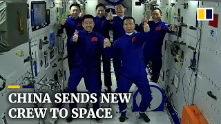 China’s Shenzhou 15 astronauts arrive at Tiangong Space Station on historic mission