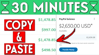 Earn $1,478 in 30 Minutes (FREE) To COPY & PASTE and Make Money Online