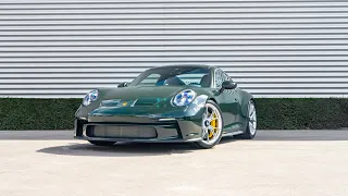 Porsche 992 GT3 Touring - PTS Brewster Green over Porsche Exclusive Mojave Beige