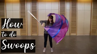 HOW TO DO SWOOPS | Color Guard Academy