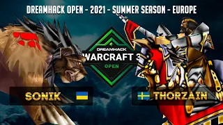 Sonik (NE) vs Thorzain (HU) DreamHack Open - 2021 Summer с Майкером