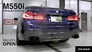 Dinan G30 M550i Full Exhaust (X-Pipe & Axle-Back) - Sound Clip