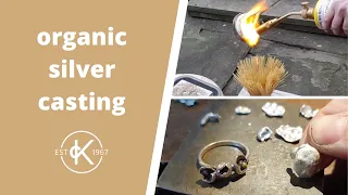 Organic Silver Casting Tutorials | 12 Months Of Metal