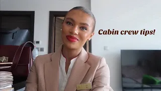 Cabin Crew tips! Saving, health, training college, and more!