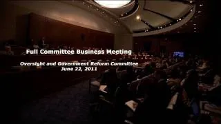 Full Committee Business Meeting - June 22, 2011