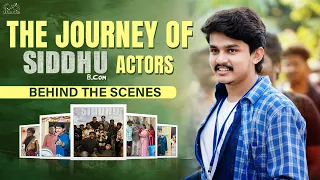 The Journey of Siddhu Bcom Actors | Behind The Scenes | Dora Sai Teja | Allari Aarathi | Tej India