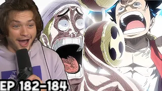 LUFFY VS ENEL!! || One Piece Episode 182-184 Reaction