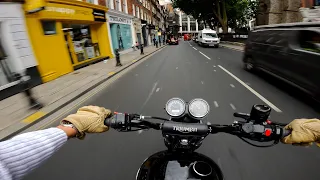 Summer Lunchtime Cruise | TRIUMPH SCRAMBLER 900 | RAW SOUND [4K]