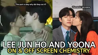 Lee junho and Yoona romantic kiss behind the scenes