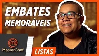 5 EMBATES MEMORÁVEIS | LISTAS MASTERCHEF