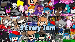 Friday Night Funkin' Every Turn Animation // Part 3 compilation