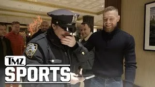 Conor McGregor -- NYPD Cop Loses Her Mind ... Holy Crap, It's Really You!!! | TMZ Sports