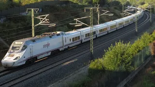 Euromed Renfe | Alvia S-130 en doble a Figueres-Vilafant, procedente de Barcelona-Sants con el 34609