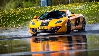 McLaren MP4-12C Wet Drifting