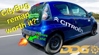 CityBug Remap Worth it? DDG Tuned Citroen C1 Real World Test, Performance + MPG (Peugeot 107/Aygo)