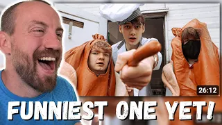 FUNNIEST ONE YET! Sorry Boys We Started An Illegal Food Truck (REACTION!) w/ Tommy, Wilbur & Philza