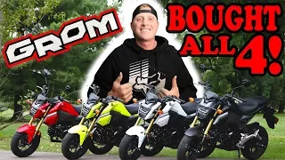 BUYING ALL 4 2018 HONDA GROMS!!! | Why you should buy a GROM!! | First LOOK!