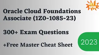 Oracle Cloud Foundations Associate (1Z0-1085-23) Exam Dumps & Questions 2024