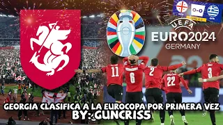 El día que GEORGIA se clasificó a su PRIMERA EUROCOPA | 🇬🇪 Eliminatoria Eurocopa 2024