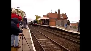 Train Spotter Almost Killed by High Speed Train.high speed train