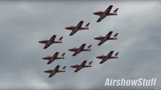 Canadian Forces Snowbirds - Arrivals - EAA AirVenture Oshkosh 2016