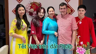 Lần đầu Mai đón Tết sum vầy ở Pháp, bữa tất niên thuần Việt trên đất Pháp, Mai le cuộc sống ở Pháp