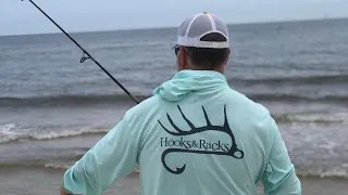 Surf Fishing at Fort Morgan Alabama