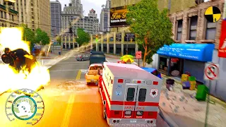 GTA 4 Crazy Ambulance Crashes Ep.1