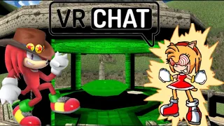 Knuckles vs Fleetway Super Amy-VRChat