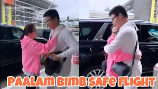 NAKAKAIYAK KRIS AQUINO HINATID NA SA AIRPORT SI BIMBY KASAMA SI MARK LEVISTE