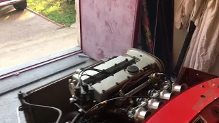 C20XE with GSXR Throttle bodies and Megasquirt first start