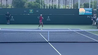 Emma Raducanu | 2021 Indian Wells Practice | Court Level