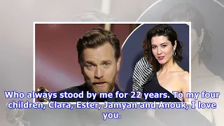 Ewan mcgregor's heartbroken wife slams his golden globes speech