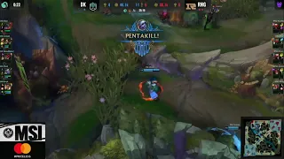 RNG vs DK  GHOST tristana PENTAKILL  Finals MSI