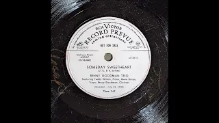 Benny Goodman Trio - Someday Sweetheart