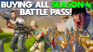 *NEW* SEASON 4 BATTLE PASS + DISAVOWED CRATE OPENING in COD MOBILE! (everything unlocked and shown!)