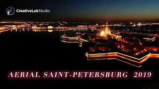 Pictures of St. Petersburg. Aerial Saint-Petersburg 2019