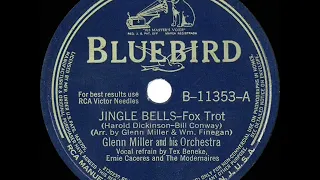 1941 HITS ARCHIVE: Jingle Bells - Glenn Miller (Tex Beneke, Ernie Caceres & Modernaires, vocal)